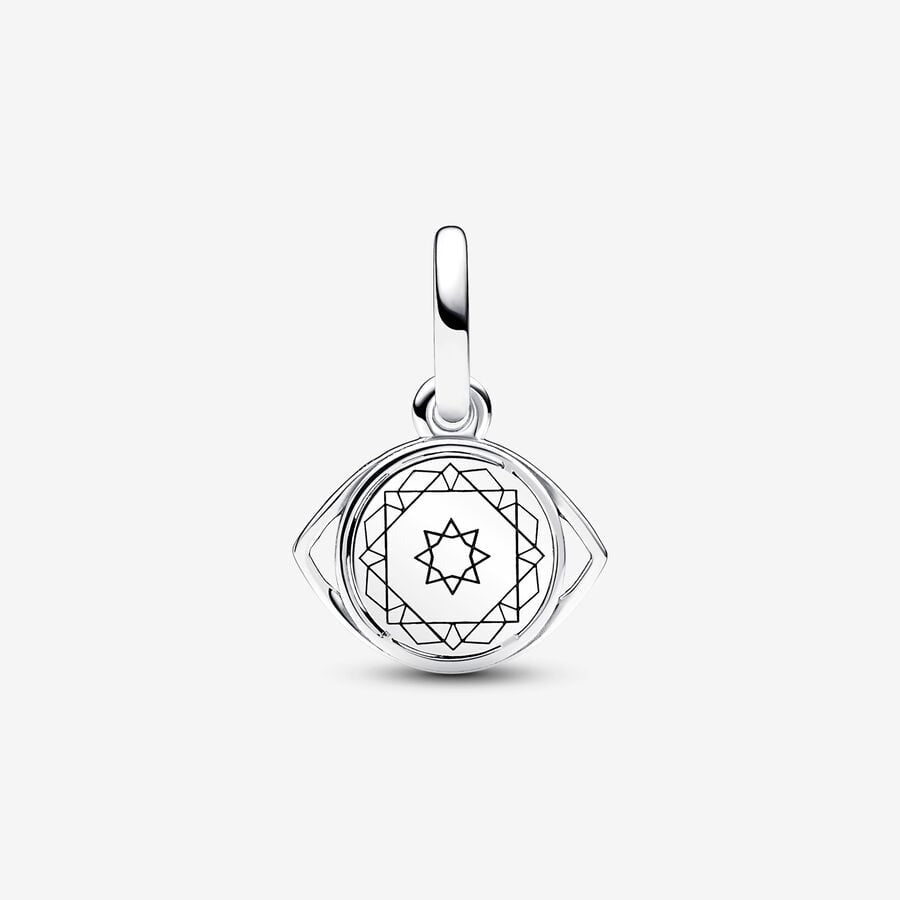 Marvel Doctor Strange Agamotto Eye Dangle Charm Hallmarked S925 Sterling Silver