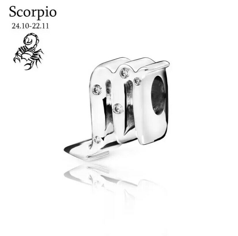 S925 Zodiac Sterling Silver Charm Collection