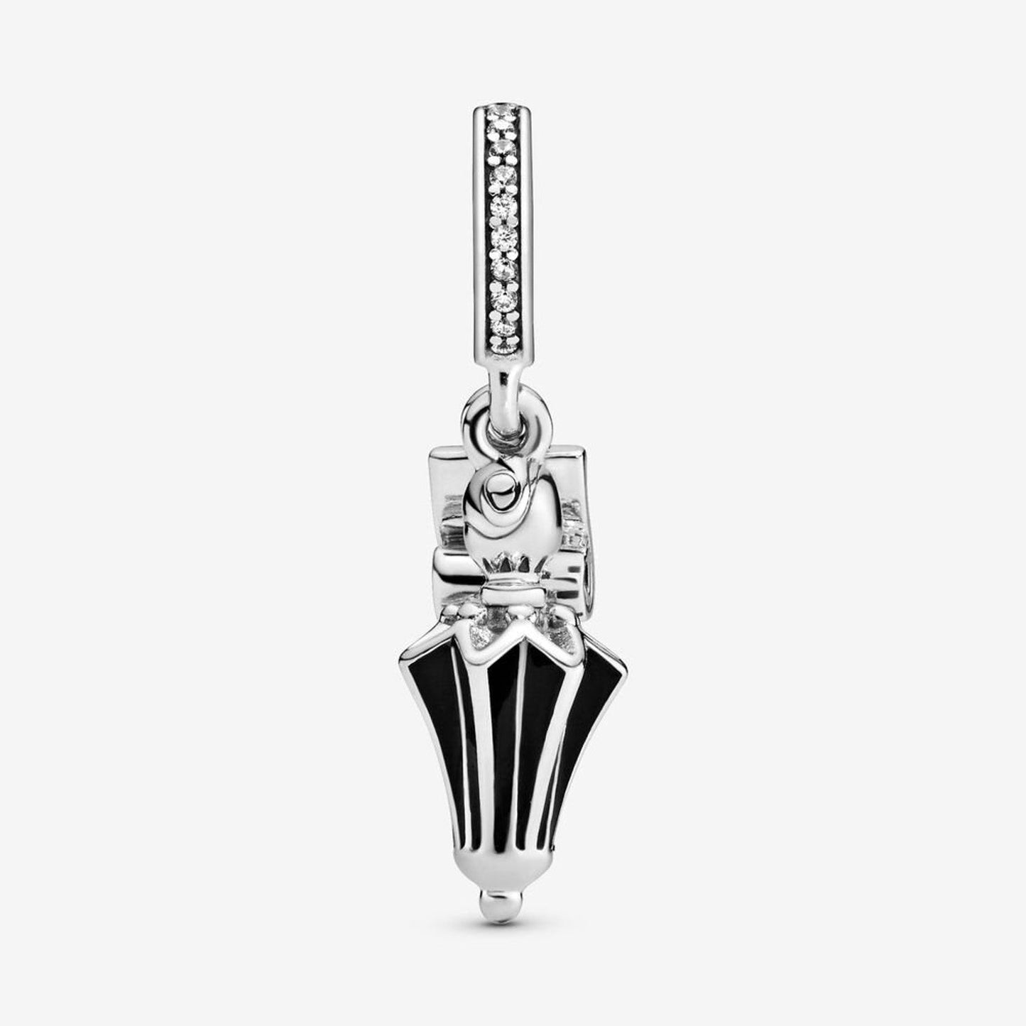 Disney Mary Poppin Umbrella Dangle Charm Hallmarked S925 Sterling Silver