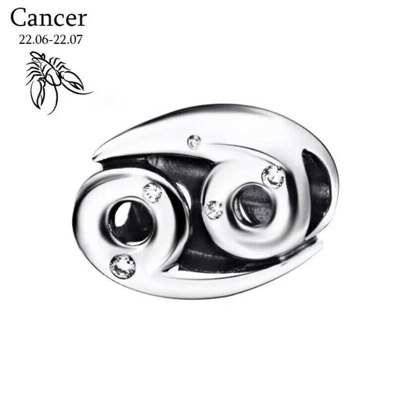 S925 Zodiac Sterling Silver Charm Collection