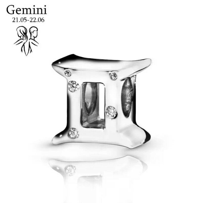 S925 Zodiac Sterling Silver Charm Collection